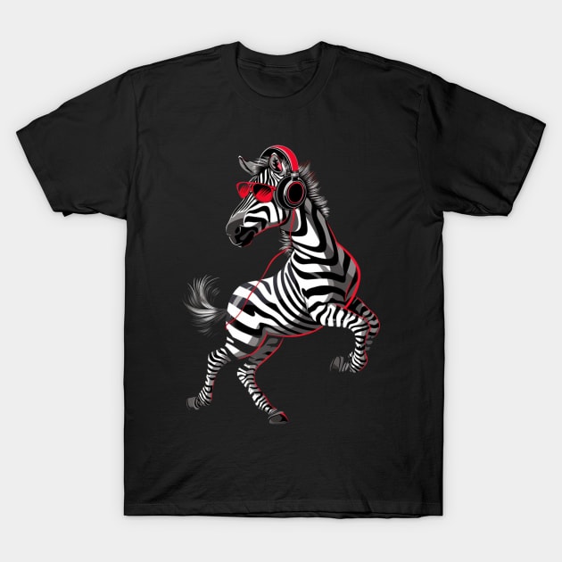 Zebra Migration Patterns T-Shirt by KatelynnCold Brew